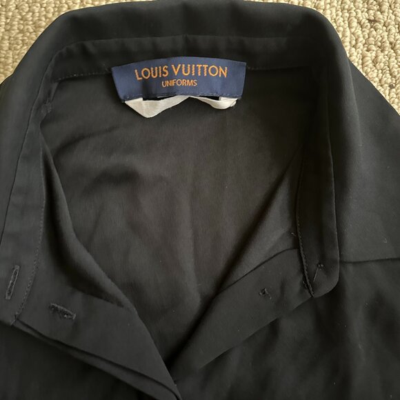 Louis Vuitton Black Button Down Shirt Womens - Picture 3 of 9